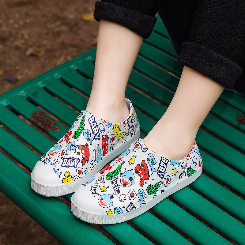 Boys And Girls Breathable Non-slip Casual Beach Printing Outdoor Sandals
