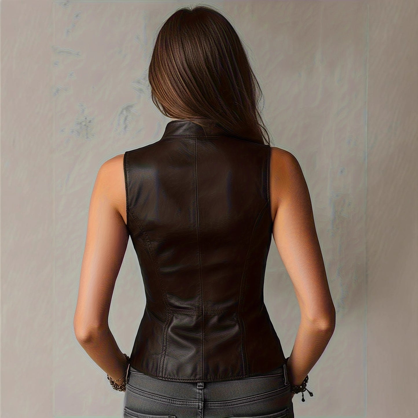 Stylish Minimalist Slim Fit Vest For Women