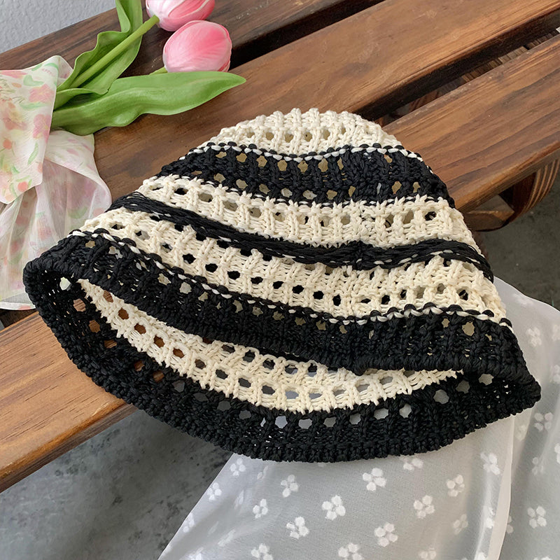 Summer Japanese Face-showing Little Wild Straw Hat Seaside