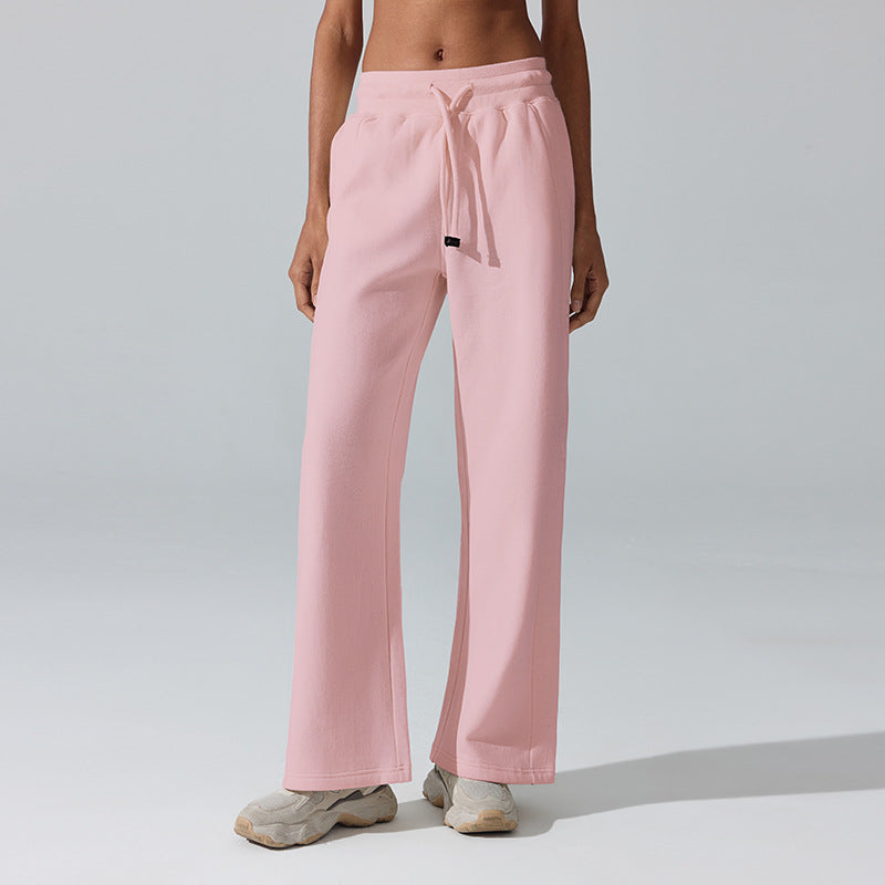 Thickened Heat-retaining Fleece-lined Outdoor Workout Pants