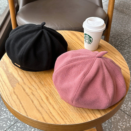 Beret Girls Retro Literary Simplicity
