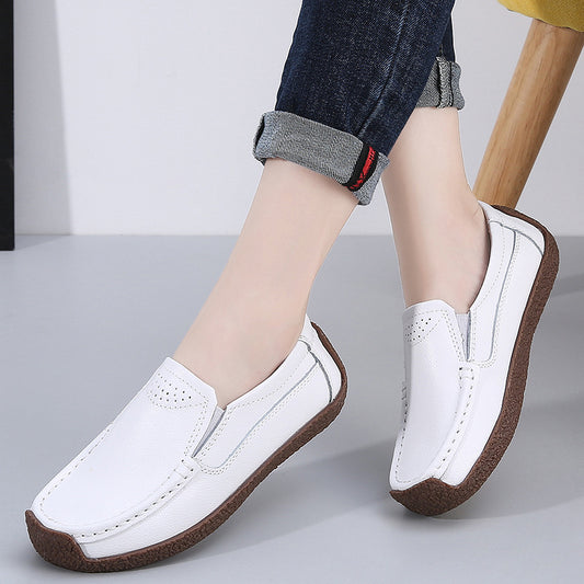 Women's Shoes Non-slip Cowhide Soft Bottom