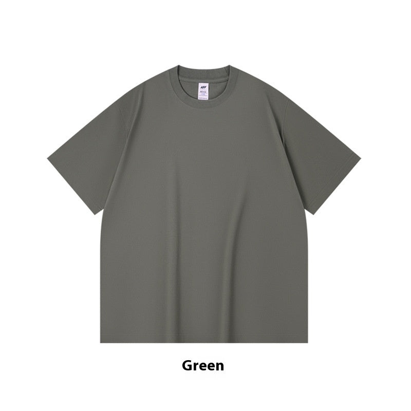 Cotton Heavy Round Neck Cultural T-shirt Advertising Shirt