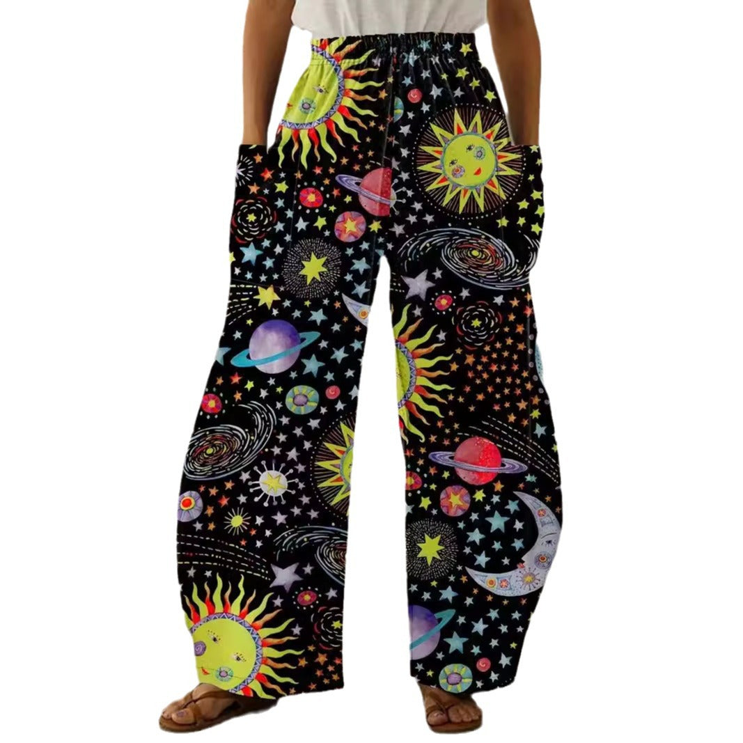 Spring And Summer Featuring A Creative Star-and-moon Pattern Thats Both Trendy And On-trend