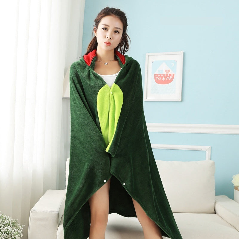 Shawl Cloak Robe Air Conditioning Blanket Lazy Blanket Pajamas