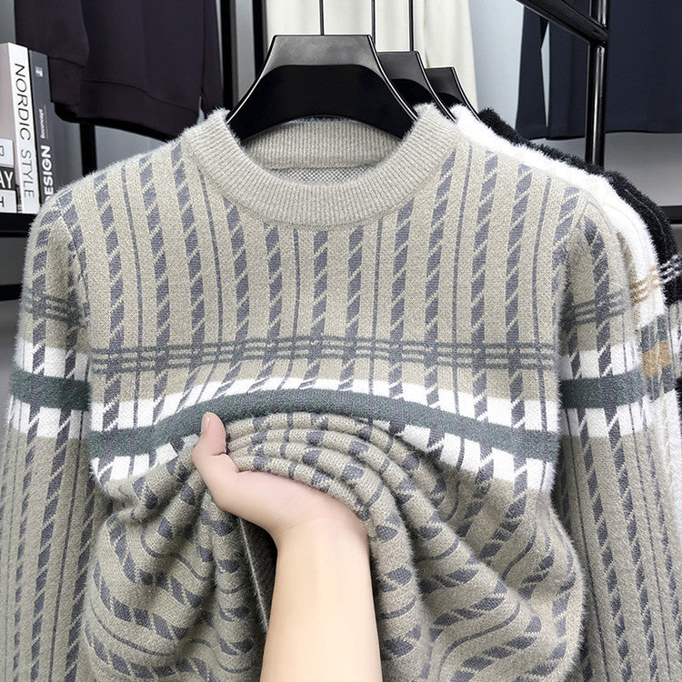 Mens Base-layer Knitwear, Loose-fitting Sweater