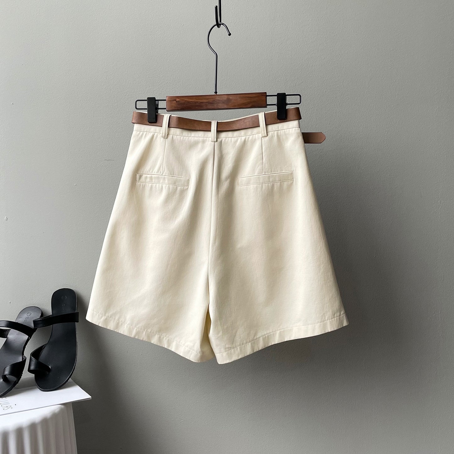 High Waist Slim Loose Straight Wide Leg Casual Pants