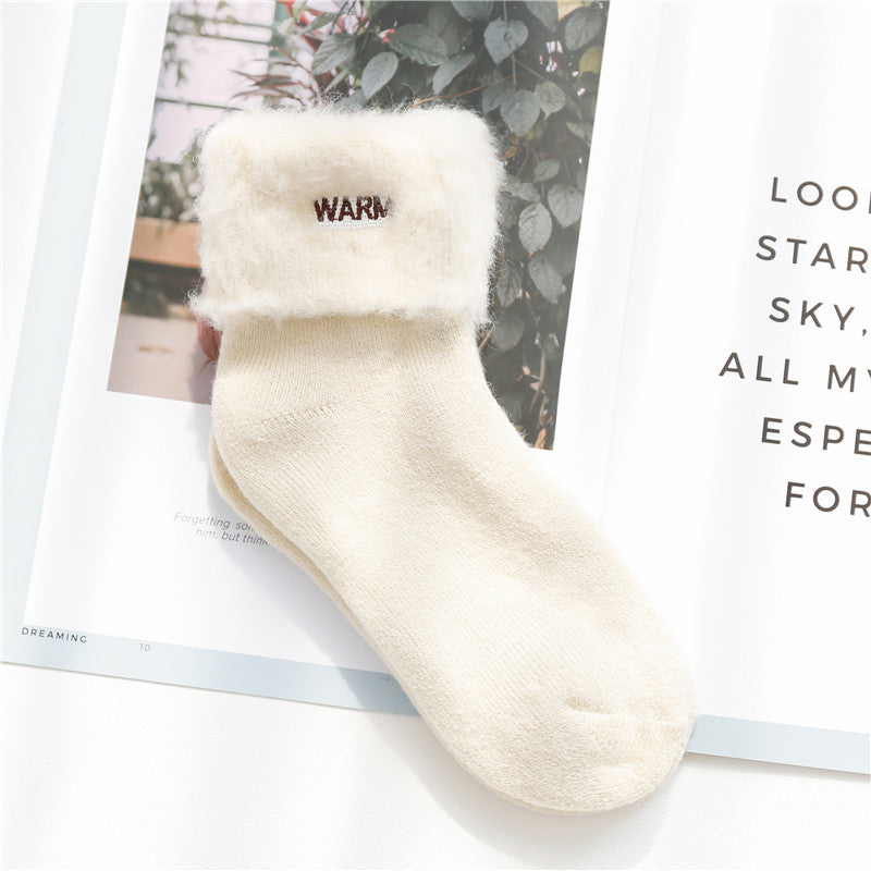 Velvet Thickening Socks Children's Warm Snow