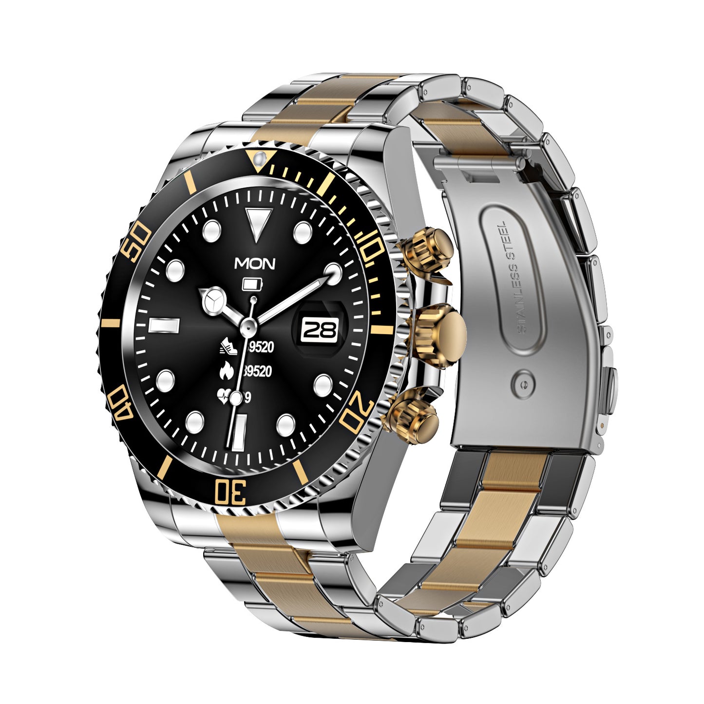 Stainless Steel Green Water Ghost Smart Watch