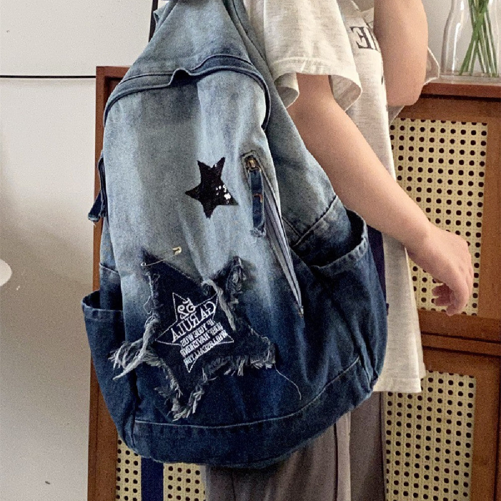 Large Capacity Antique Student Backpack