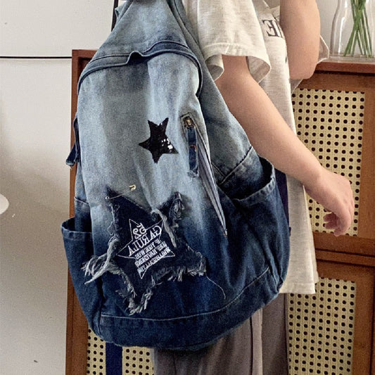 Large Capacity Antique Student Backpack