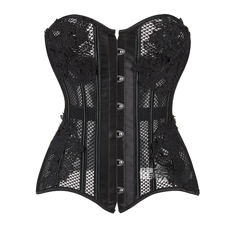 Knitted Flower Decoration Affordable Luxury Style Sheath Corset
