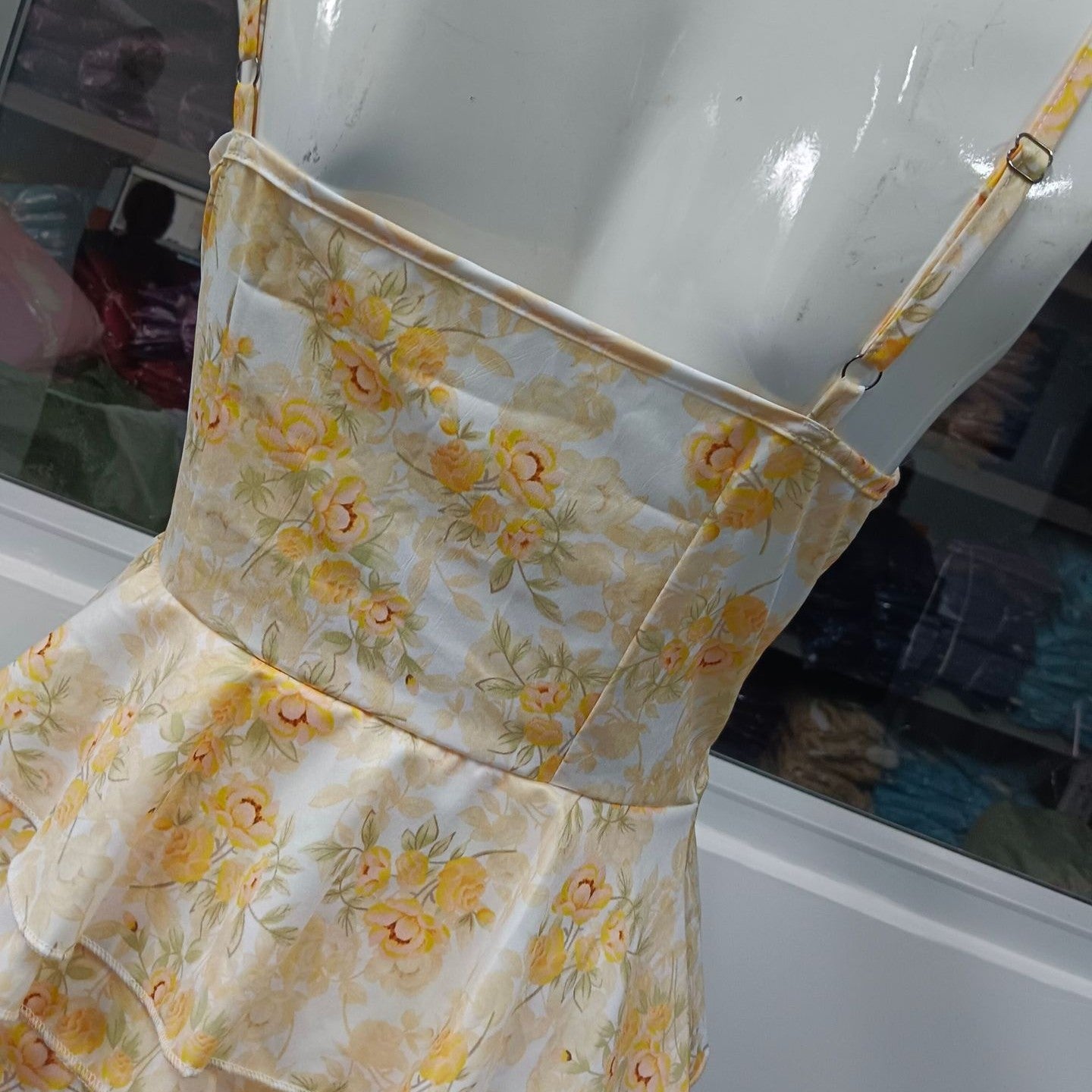 Women's Printed Suspender Dress Summer
