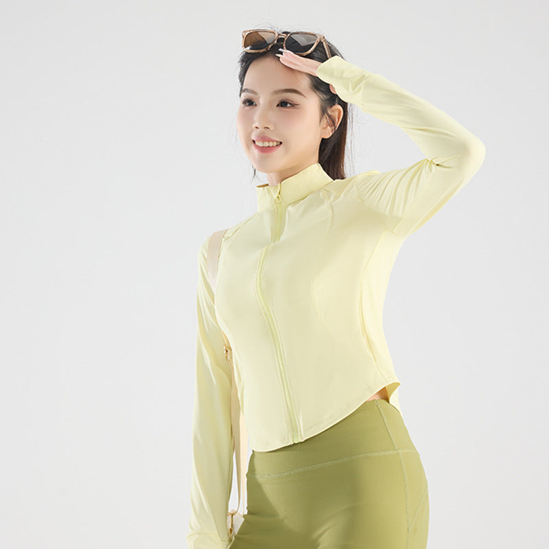 Ice Silk Sun Protection Yoga Cool Jacket