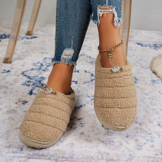 String Clip Adjustable Half Slippers Cotton Shoes Indoor And Outdoor