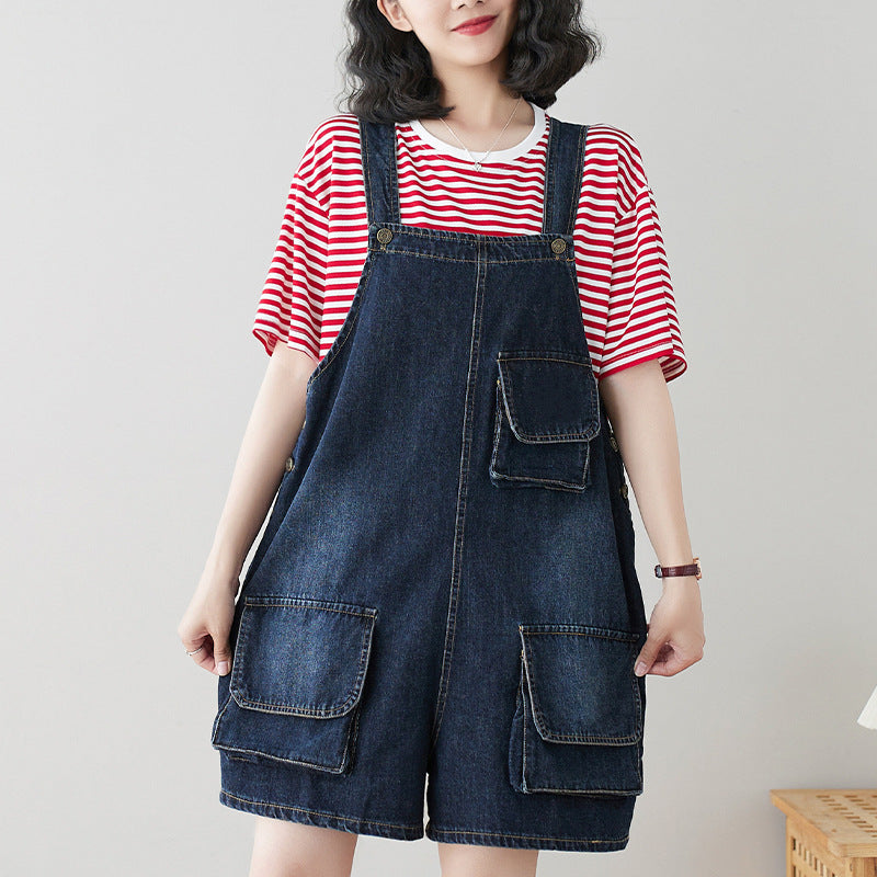 Fashionable Loose Fitting Thin Shorts Set