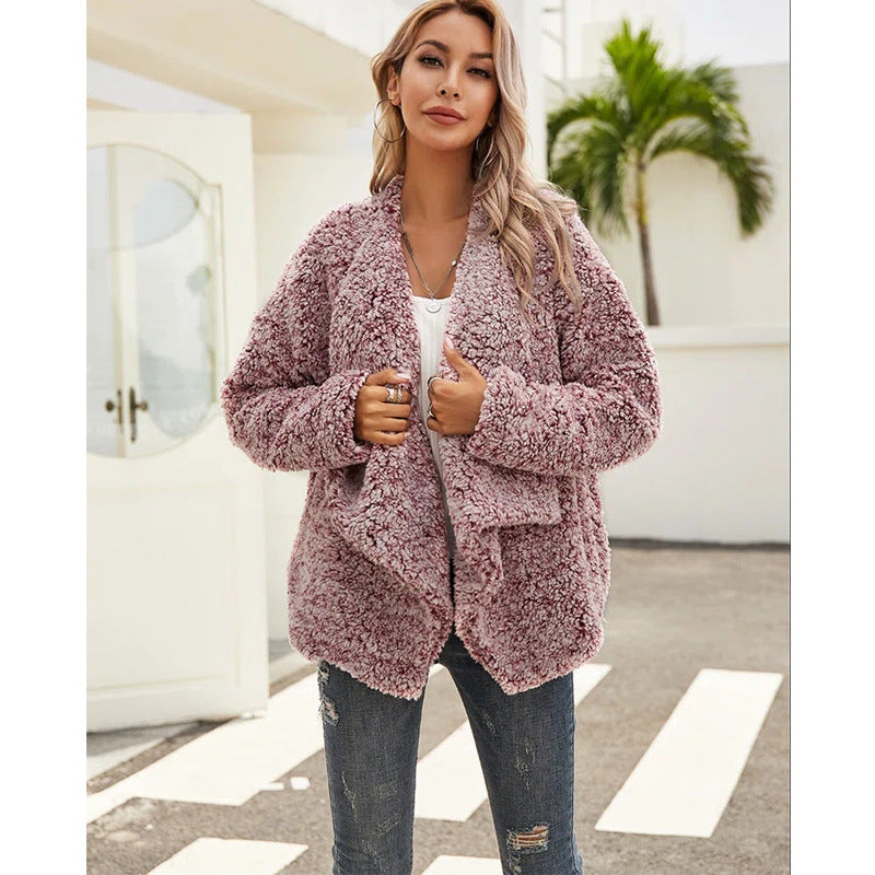 Double-sided Lamb Wool Coat Loose And Thick