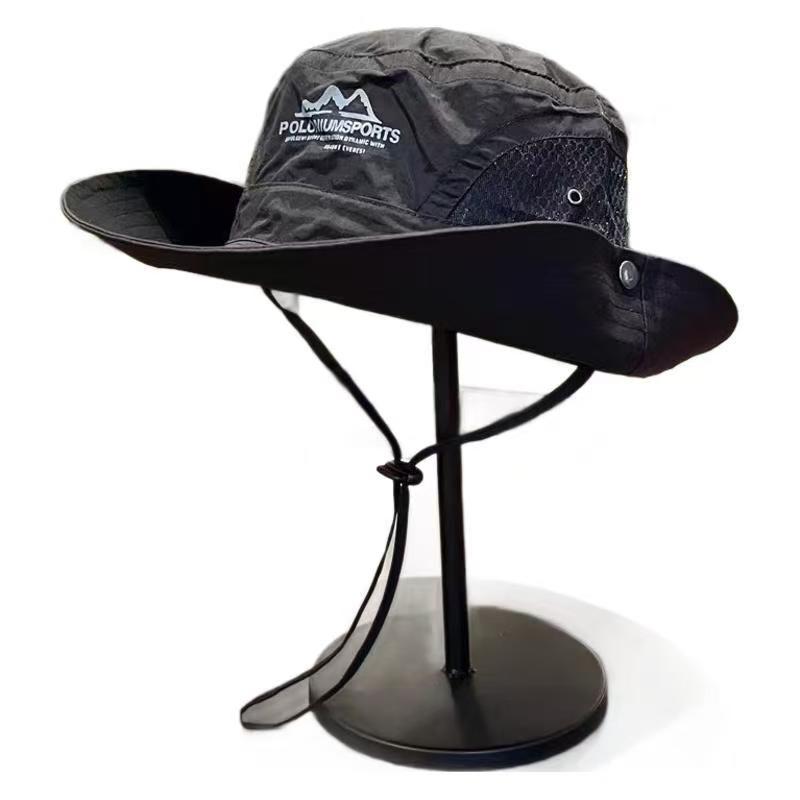 Mountain-Style Camping Mens Summer Sun Hat Hiking Sun Protection Fishing Cap