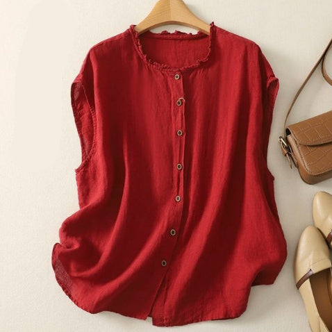 Womens Sleeveless Top Vest Cardigan Or Jacket
