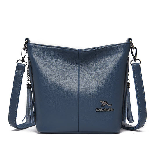 Women's Soft Leather Bag New Large Capacity