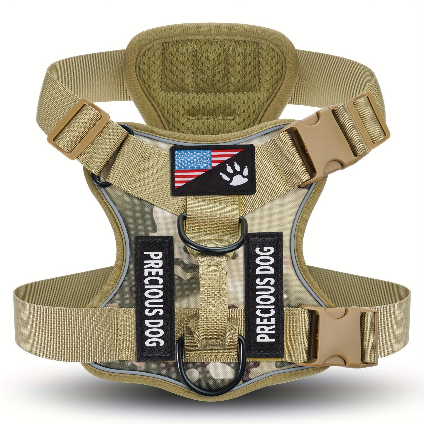 Large Dog Tactical Chest Strap Vest