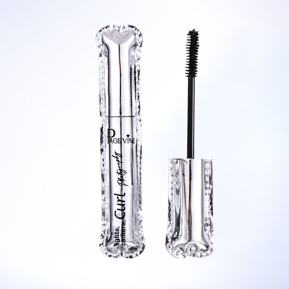 Leather-boxed Small-size Silver-tube Mascara, Designed For Curling And Volumizing Lashes