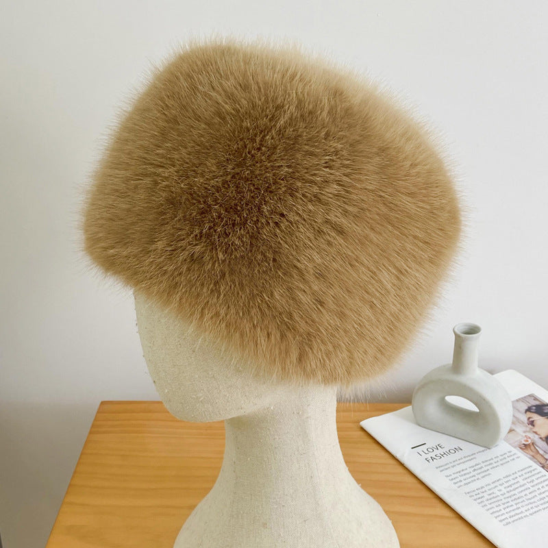 Furry Warm Ear Protection Hat Winter Women's Fishing Hat