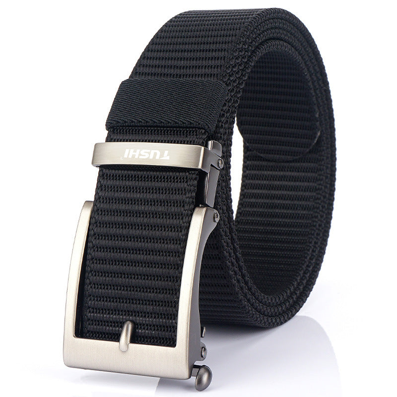 Men's Casual Fashion Automatic Buckle Canvas Belt