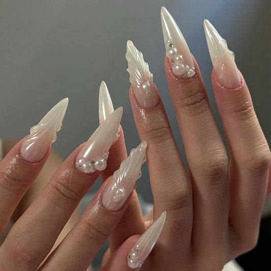 Pearl Fairy Wear Nail Diamond Type 24 Pieces