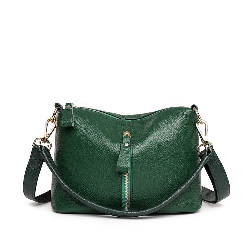 Small Square Bag Fashion Top Layer Cow Leather