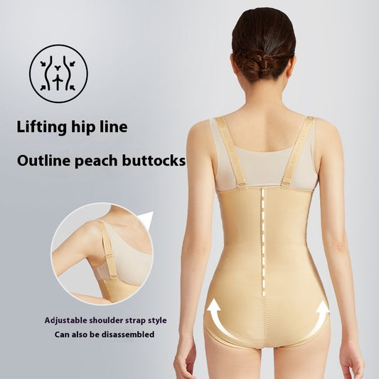 Female solid color One-piece Corset Bodybuilding Corset