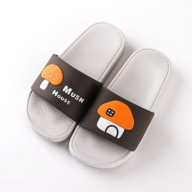 New Mushroom Household Slippers Women's Anti-skid PVC