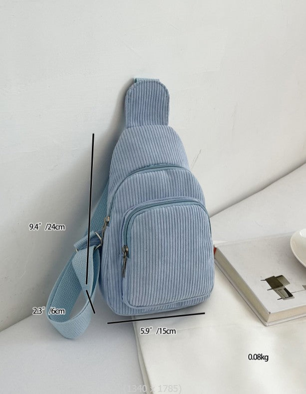 Women's Fashion Casual Solid Color Single Shoulder Crossbody Bag