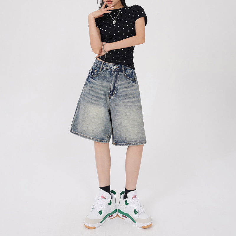 Women's Casual All-match Retro Cropped Pants