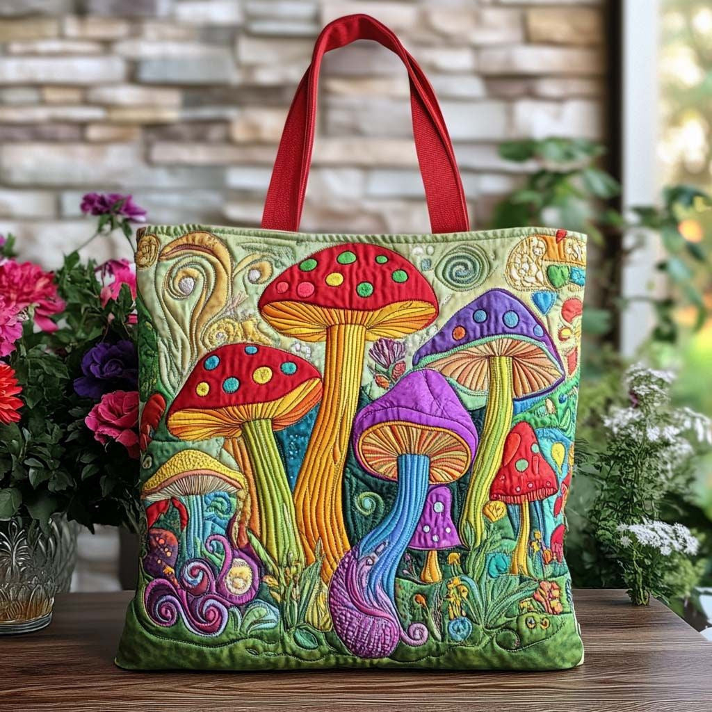 New Digital-print Tote Bag With A Personalized Floral Design In Canvas