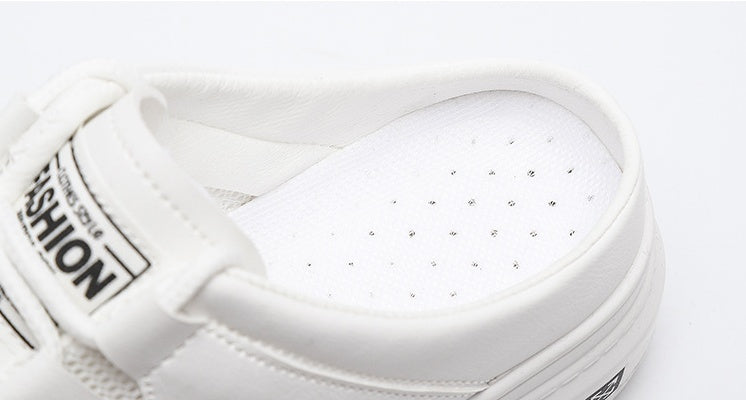 Summer Mesh Lazy One-foot Thick-soled Semi-support Shoes