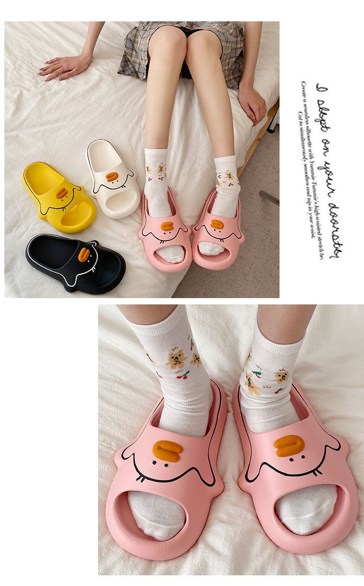Women's Sandals Summer Student Dormitory Cute Girl Heart Indoor And Outdoor Non-slip Platform