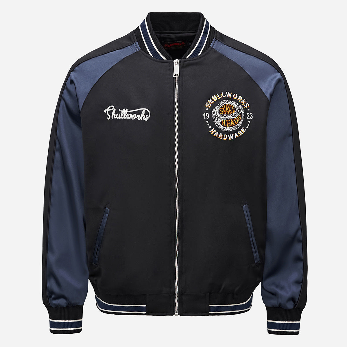 Heavy Duty Embroidered Year Of The Snake Lucky Casual Baseball Jacket