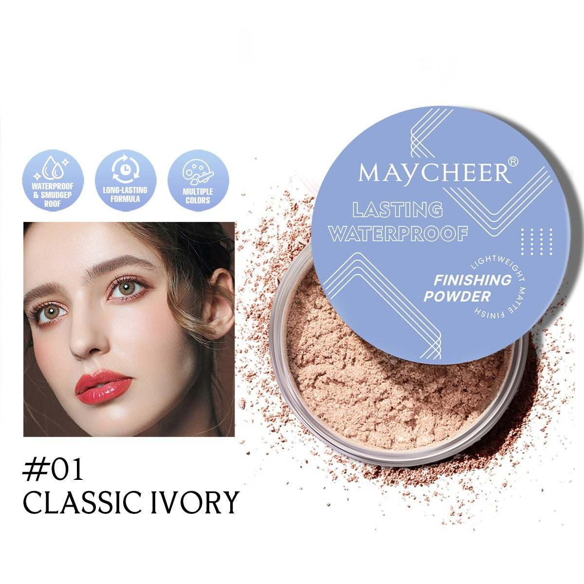 Long Lasting Waterproof Finishing Loose Powder Repair Concealer