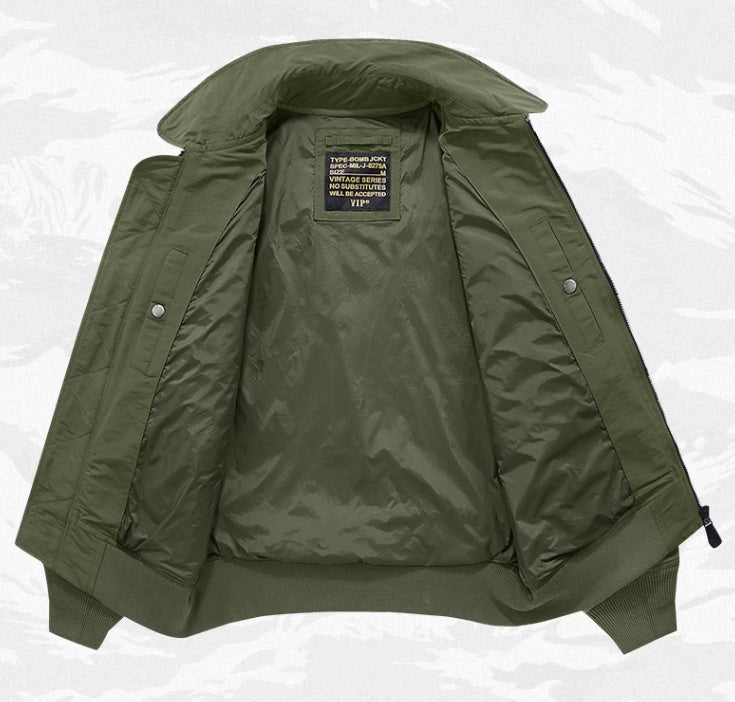 Multi Pocket Loose Fitting Fashion Jacket