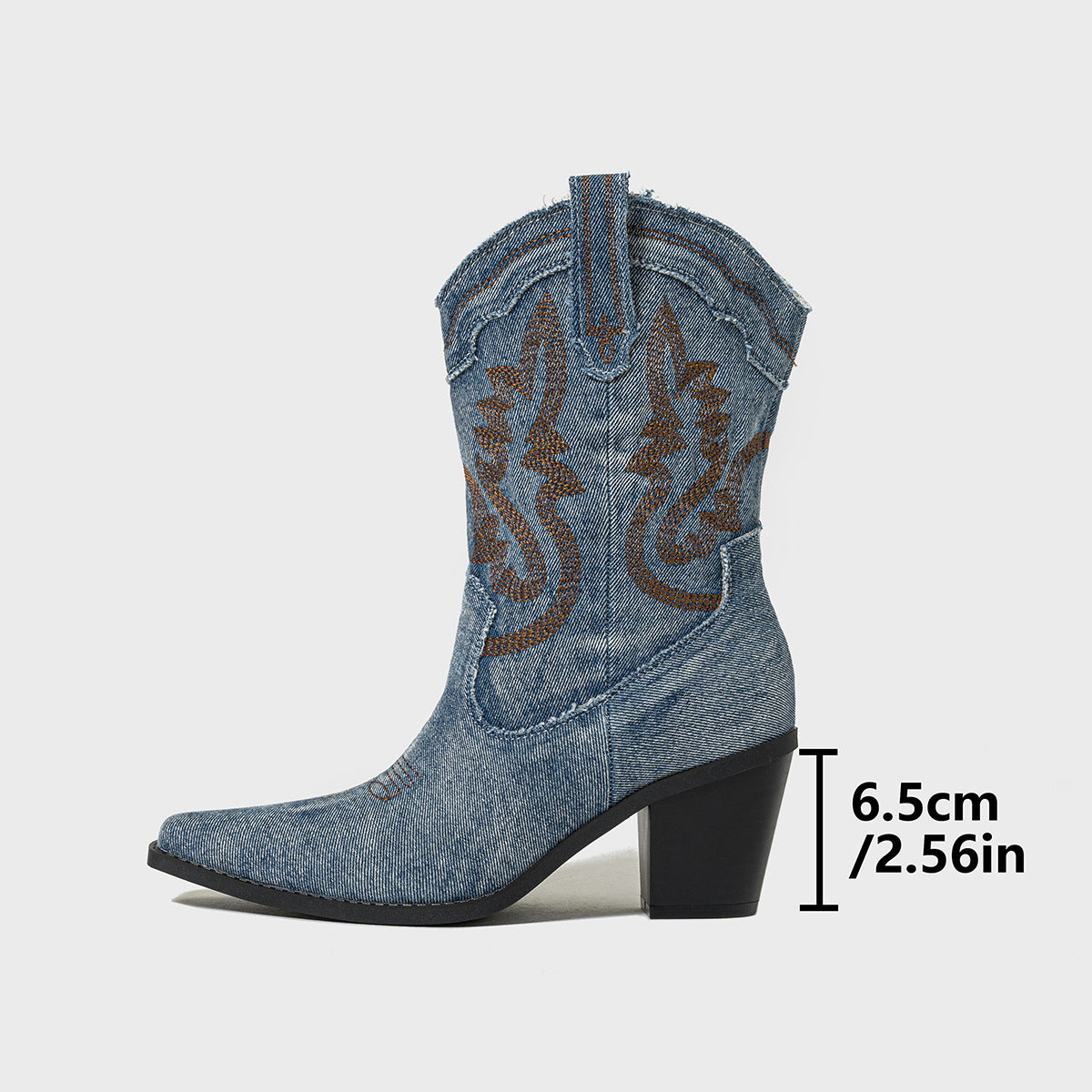 Fashionable Chunky Heel Women's Boots