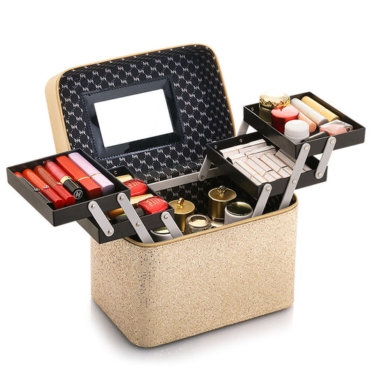 Large Capacity Net Celebrity Storage Box Cosmetic Bag