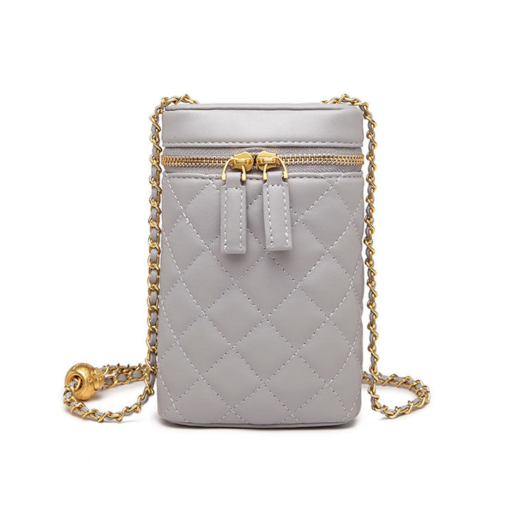 Simple Rhombus Chain Shoulder Messenger Bag