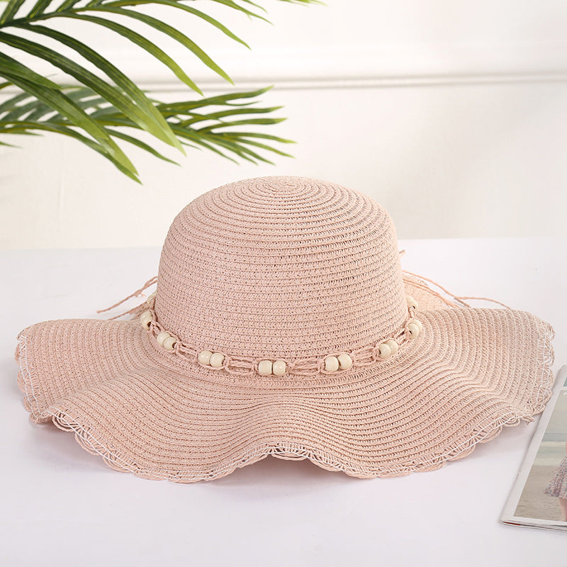 Women's Fashion Large Eaves Wave Edge Sun Hat