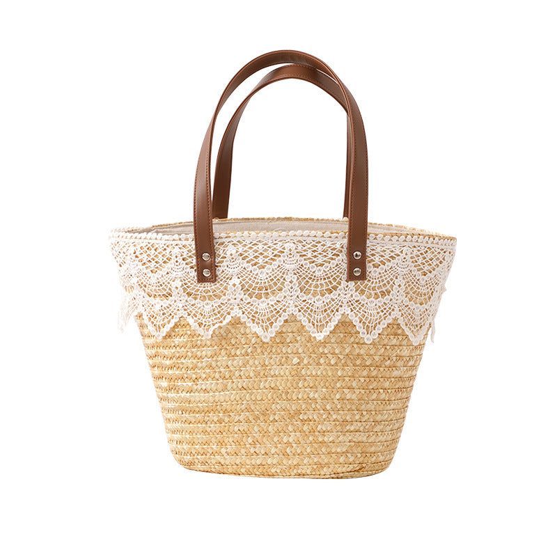 Strå Lille Spandtaske Bærbar Crossbody