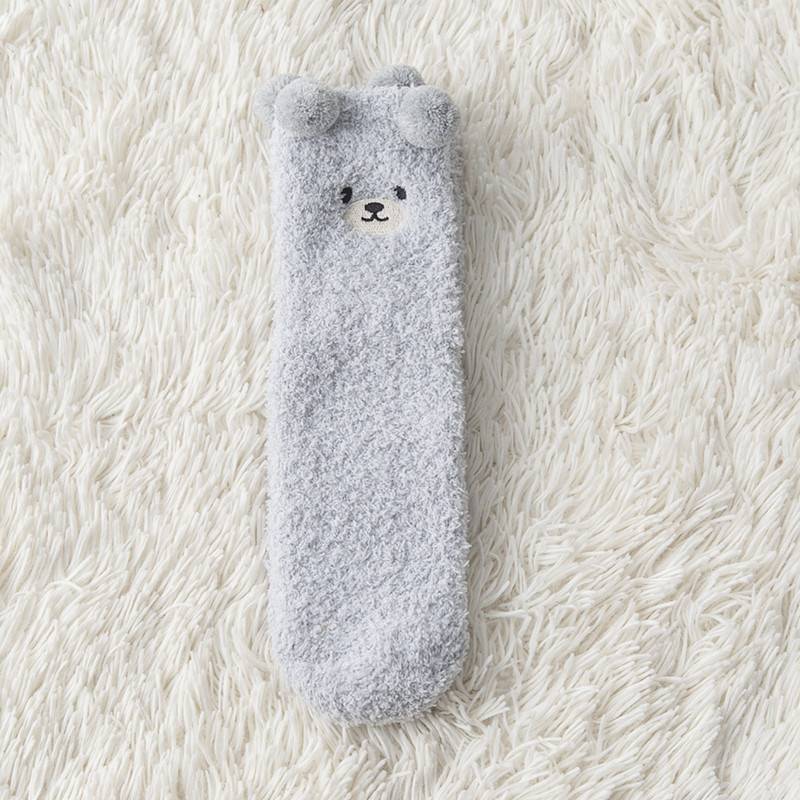 Plush Socks Female Plus Velvet Thickened Warm Month Socks