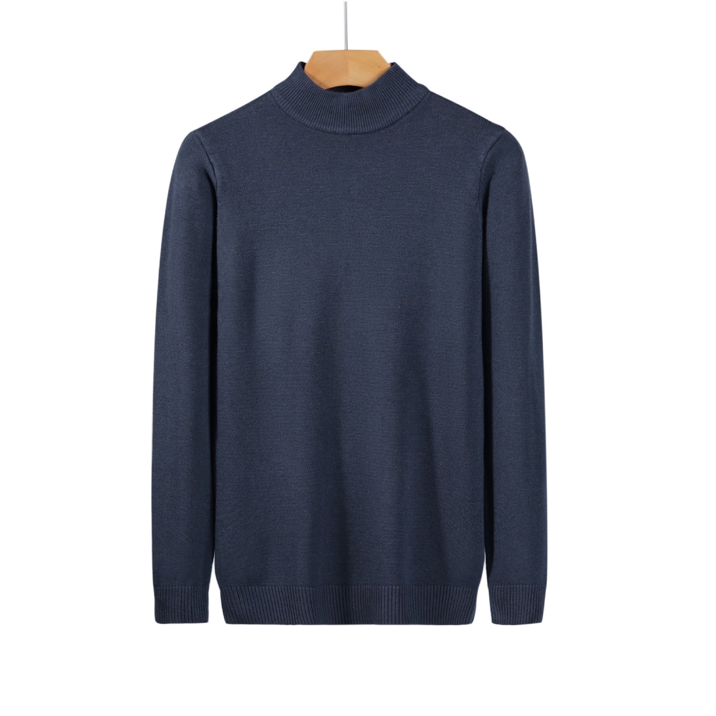 Knitted Base-Layer Casual Men's Wholesale Tops