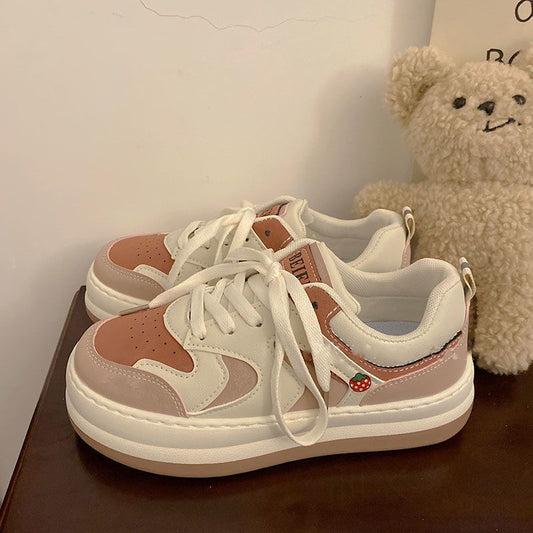 Japanese Ugly Cute Big Head Thick Sole All-match Shoes