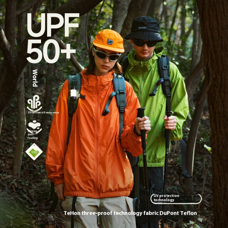 Lightweight Three-proof Technology Sun Protection Clothing Outdoor Exercise Hooded Coat