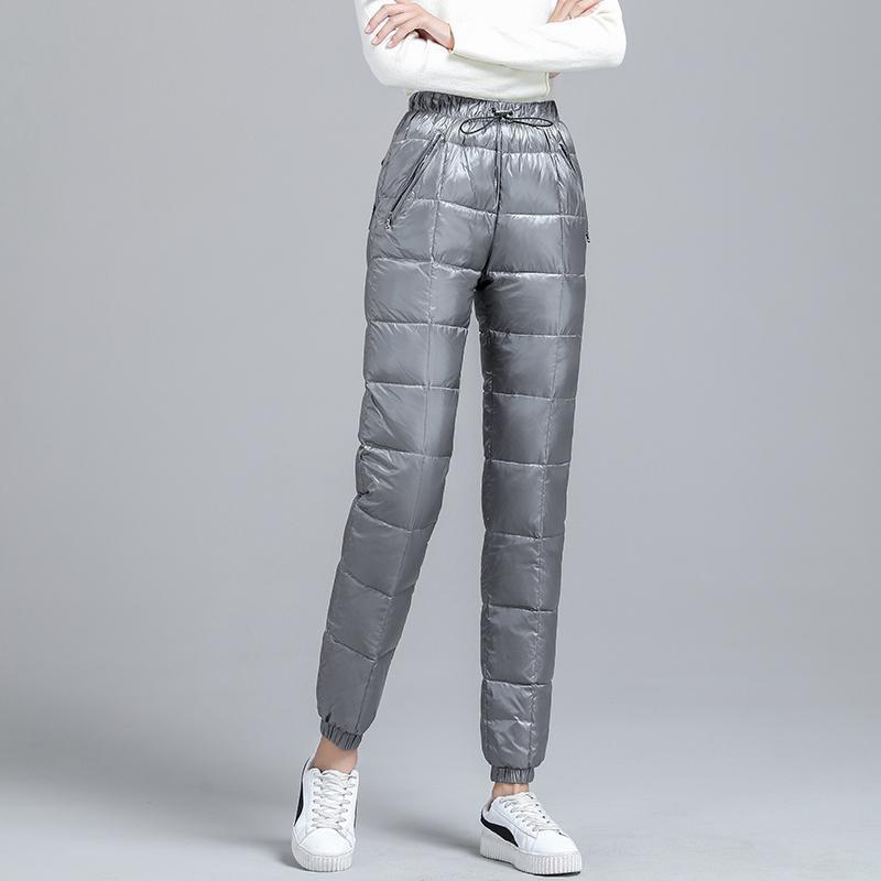 Down Cotton Women's Outwear Fashion Casual High Waist Slim Pants